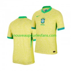 Maillot Brésil Copa America Homme Tenue Domicile 2024 Manche Courte