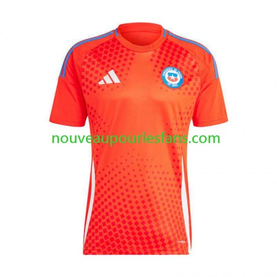 Maillot Chili Copa America Homme Tenue Domicile 2024 Manche Courte