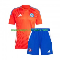 Maillot Chili Copa America Enfant Tenue Extérieur 2024 Manche Courte