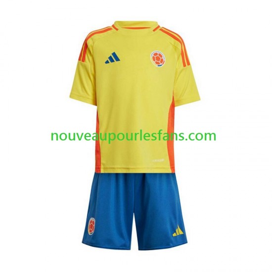 Maillot Colombie Copa America Enfant Tenue Domicile 2024 Manche Courte