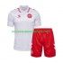 Maillot Danemark Enfant Tenue Extérieur Euro 2024 Manche Courte