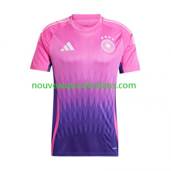 Maillot Allemagne Homme Tenue Extérieur Euro 2024 Manche Courte