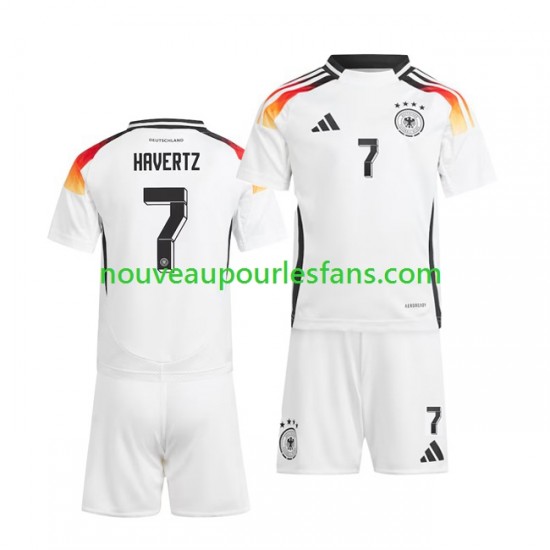 Maillot Allemagne Havertz 7 Enfant Tenue Domicile Euro 2024 Manche Courte