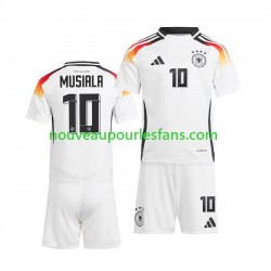 Maillot Allemagne Jamal Musiala 10 Enfant Tenue Domicile Euro 2024 Manche Courte