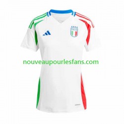 Maillot Italie Femme Tenue Extérieur Euro 2024 Manche Courte