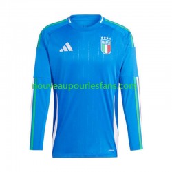 Maillot Italie Homme Tenue Domicile Euro 2024 Manche Longue