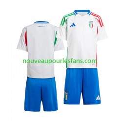 Maillot Italie Enfant Tenue Extérieur Euro 2024 Manche Courte