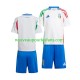 Maillot Italie Enfant Tenue Extérieur Euro 2024 Manche Courte
