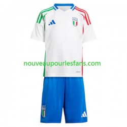 Maillot Italie Enfant Tenue Extérieur Euro 2024 Manche Courte