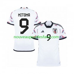Maillot Japon MITOMA 9 Homme Tenue Extérieur Coupe du Monde 2022 Manche Courte