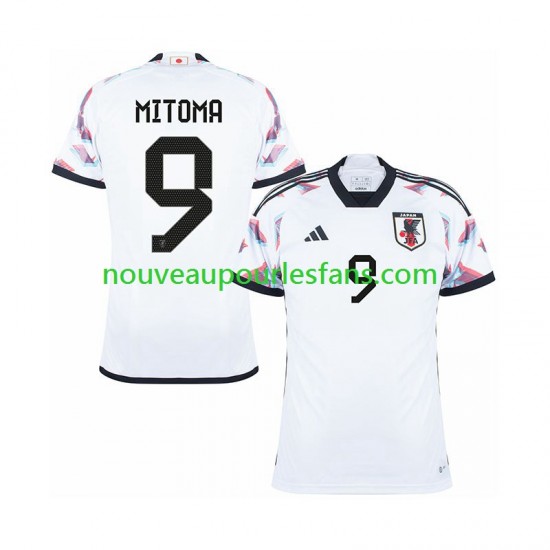 Maillot Japon MITOMA 9 Homme Tenue Extérieur Coupe du Monde 2022 Manche Courte