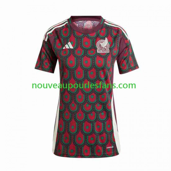 Maillot Mexique Copa America Femme Tenue Domicile 2024 Manche Courte