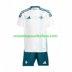 Maillot Irlande Du Nord Enfant Tenue Extérieur 2024 Manche Courte