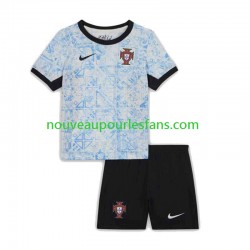 Maillot Portugal Enfant Tenue Extérieur Euro 2024 Manche Courte