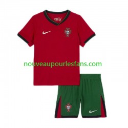 Maillot Portugal Enfant Tenue Domicile Euro 2024 Manche Courte