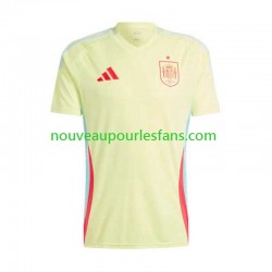 Maillot Espagne Homme Tenue Extérieur Euro 2024 Manche Courte