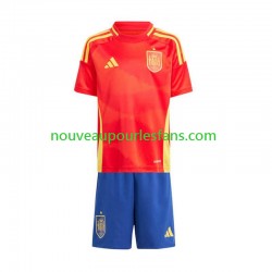 Maillot Espagne Enfant Tenue Domicile Euro 2024 Manche Courte