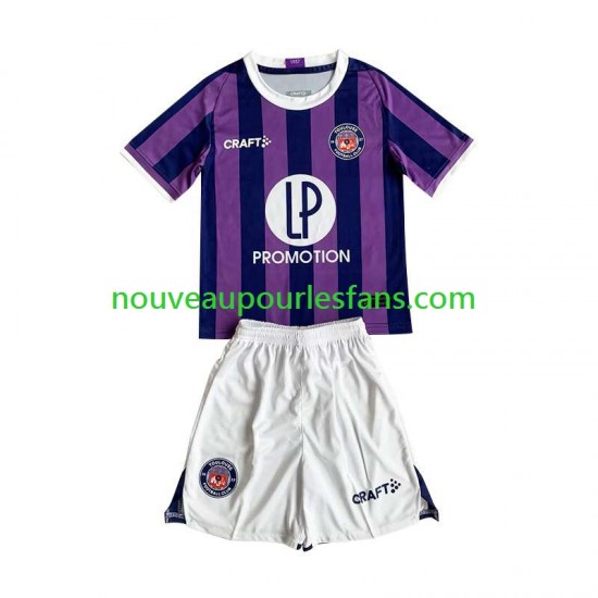 Maillot Toulouse Enfant Tenue Extérieur 2023-2024 Manche Courte