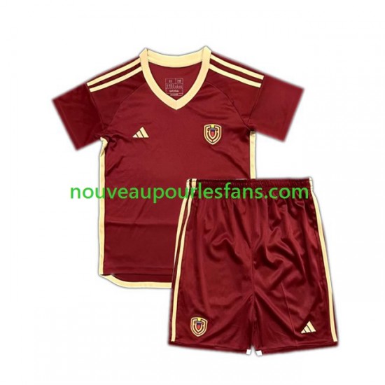 Maillot Venezuela Copa America Enfant Tenue Domicile 2024 Manche Courte