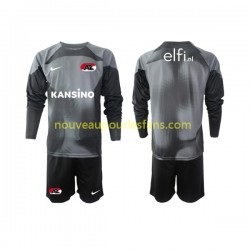 Maillot AZ Alkmaar Gardien Enfant Tenue Extérieur 2022-2023 Manche Longue