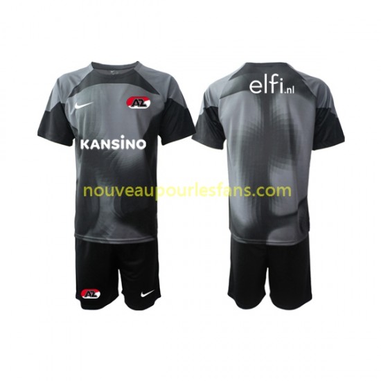 Maillot AZ Alkmaar Gardien Enfant Tenue Extérieur 2022-2023 Manche Courte