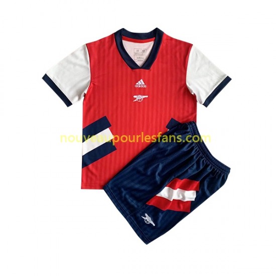 Maillot Arsenal Icon Rétro Enfant Tenue Domicile 2022-2023 Manche Courte