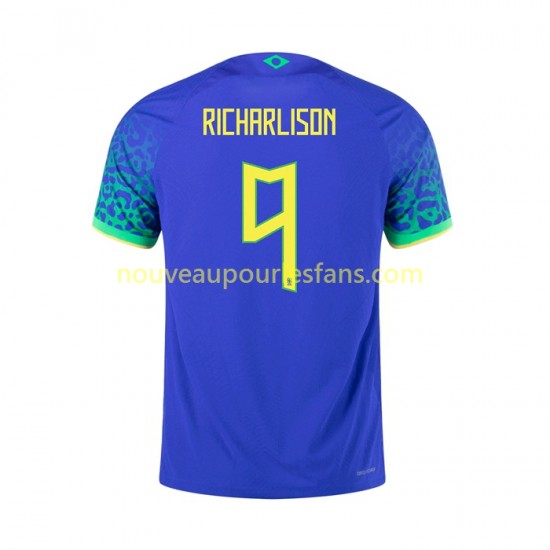 Maillot Brésil RICHARLISON 9 Homme Tenue Extérieur 2022 Manche Courte