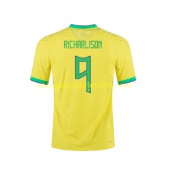 Maillot Brésil RICHARLISON 9 Homme Tenue Domicile 2022 Manche Courte