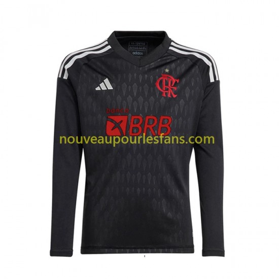 Maillot CR Flamengo Gardien Homme Tenue Extérieur 2023-2024 Manche Longue