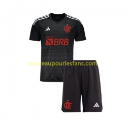 Maillot CR Flamengo Gardien Enfant Tenue Extérieur 2023-2024 Manche Courte
