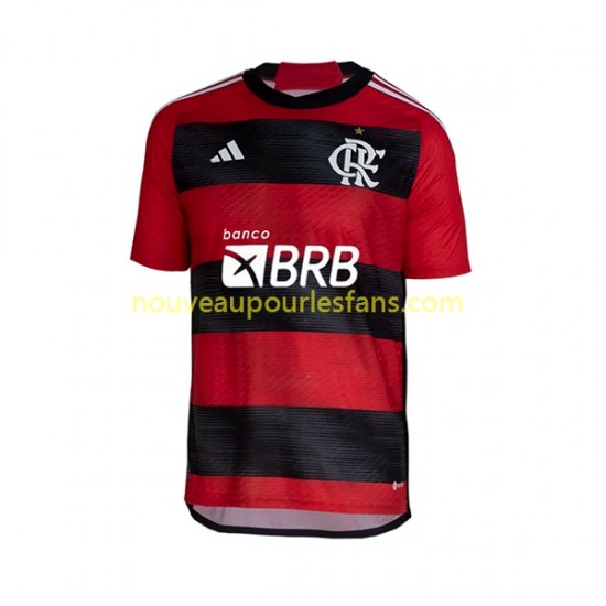 Maillot CR Flamengo Homme Tenue Domicile 2023-2024 Manche Courte