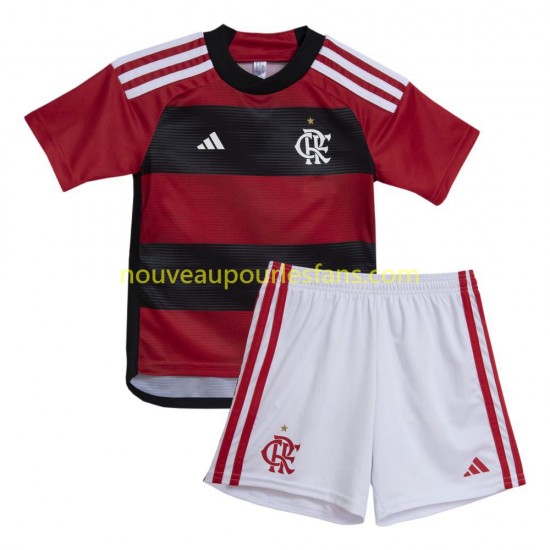 Maillot CR Flamengo Enfant Tenue Domicile 2023-2024 Manche Courte