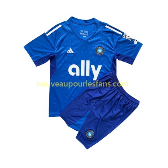 Maillot Charlotte FC Gardien Enfant Tenue Extérieur 2023 Manche Courte