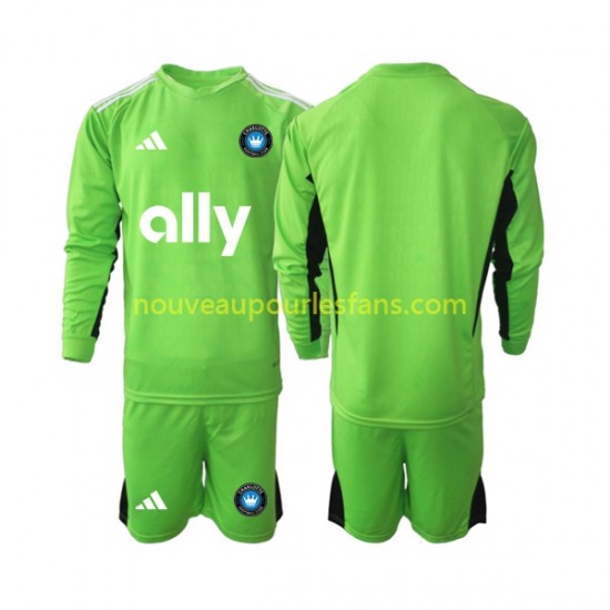 Maillot Charlotte FC Gardien Enfant Tenue Domicile 2023-2024 Manche Longue