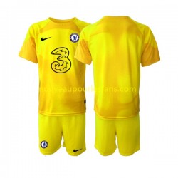Maillot Chelsea Gardien Enfant Tenue Extérieur 2022-2023 Manche Courte