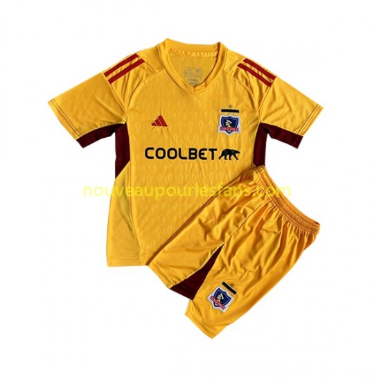 Maillot Colo-Colo Gardien Enfant Tenue Domicile 2023 Manche Courte