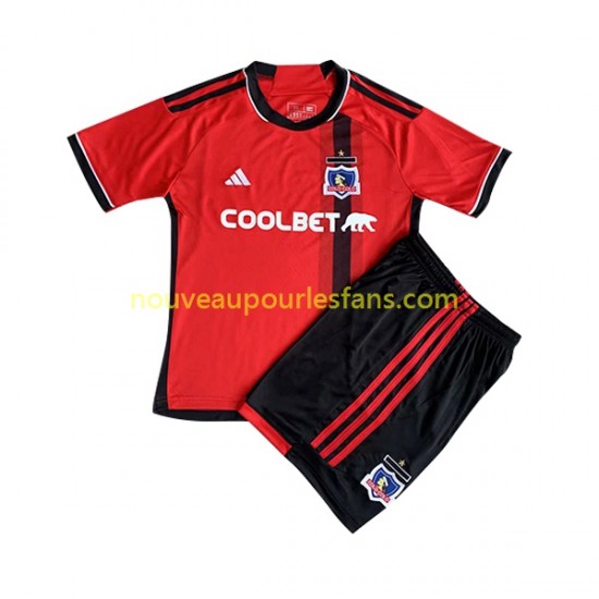 Maillot Colo-Colo Enfant Tenue Extérieur 2023 Manche Courte