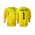 Maillot Croatie Dominik Livakovic 1 Gardien Homme Tenue Domicile Coupe du Monde 2022 Manche Longue