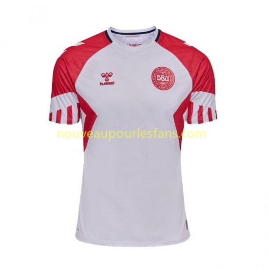 Maillot Danemark Homme Tenue Extérieur 2023 Manche Courte