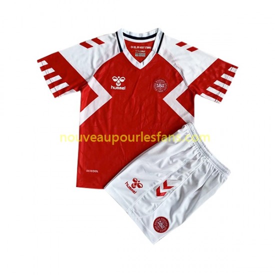 Maillot Danemark Enfant Tenue Domicile 2023 Manche Courte