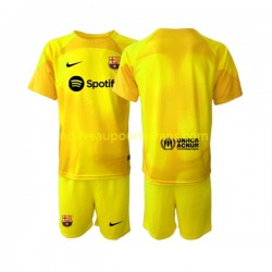 Maillot FC Barcelone Gardien Enfant Tenue 4ème 2022-2023 Manche Courte