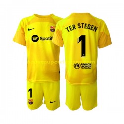 Maillot FC Barcelone Ter Stegen 1 Gardien Enfant Tenue 4ème 2022-2023 Manche Courte