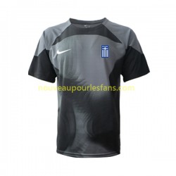 Maillot Grèce Gardien Homme Tenue Extérieur 2022-2023 Manche Courte