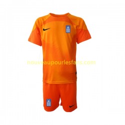 Maillot Grèce Gardien Enfant Tenue 3ème 2022-2023 Manche Courte
