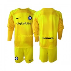 Maillot Inter Milan Gardien Enfant Tenue Extérieur 2022-2023 Manche Longue
