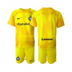 Maillot Inter Milan Gardien Enfant Tenue Extérieur 2022-2023 Manche Courte