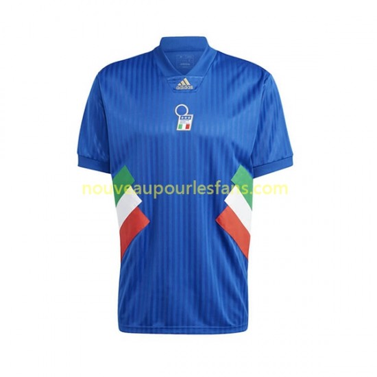 Maillot Italie Icon Rétro Homme Tenue Domicile 2022-2023 Manche Courte