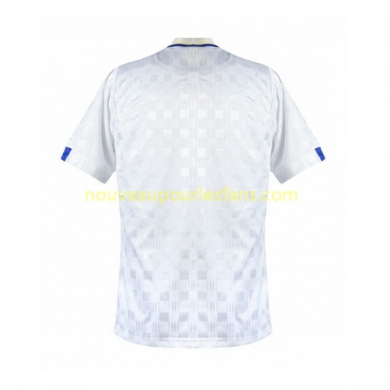 Maillot Leeds United Rétro Homme Tenue Domicile 1989-1990 Manche Courte
