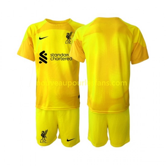 Maillot Liverpool Gardien Enfant Tenue 4ème 2022-2023 Manche Courte