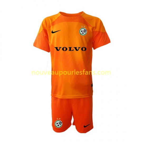 Maillot Maccabi Haifa Gardien Enfant Tenue Extérieur 2022-2023 Manche Courte